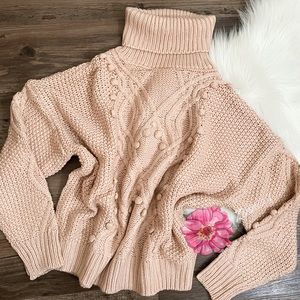 TURTLENECK SWEATER BLUSH